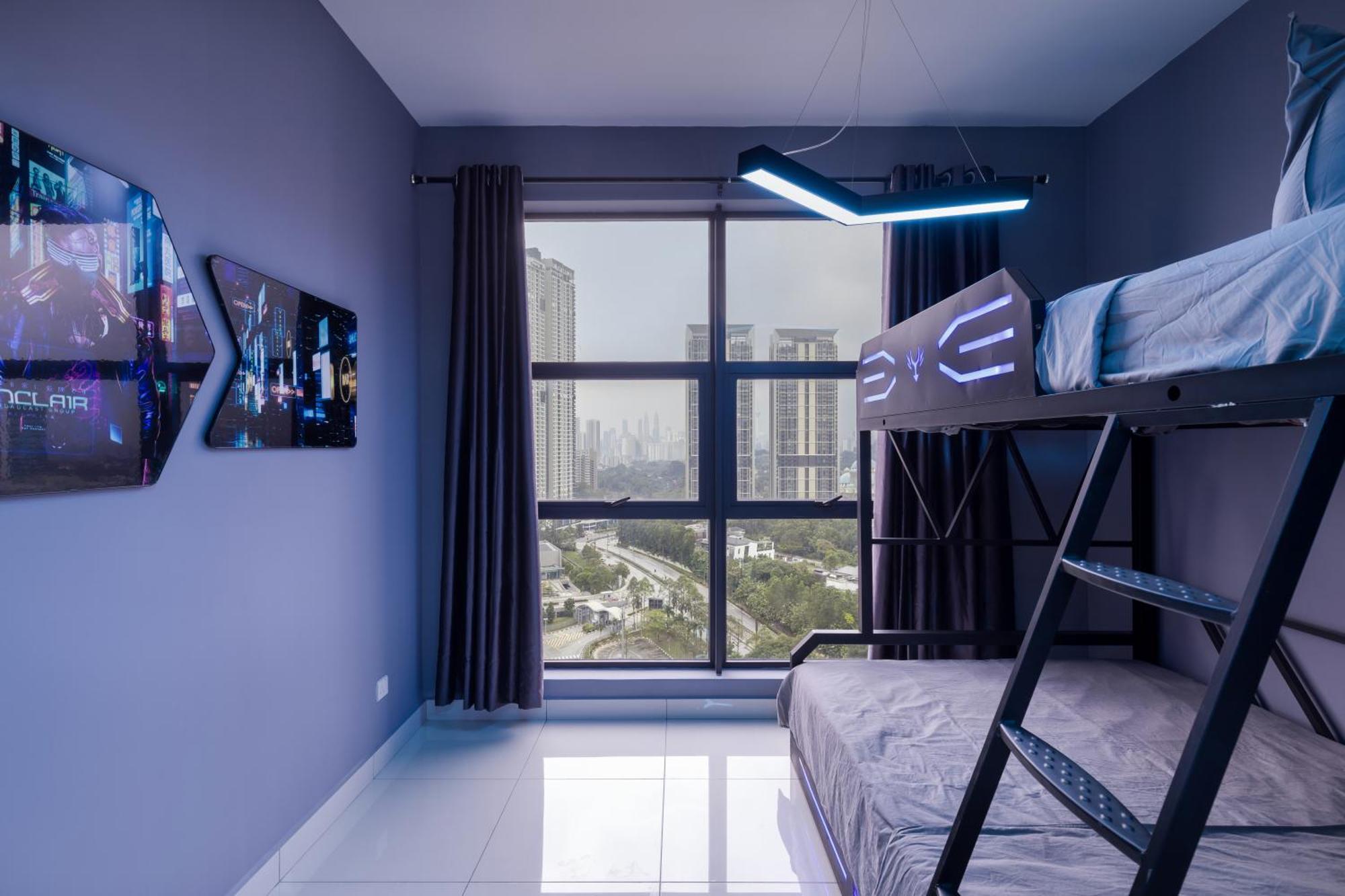Arte Mont Kiara Aparthotel Kuala Lumpur Exterior foto A typical bedroom at the G2 Esports headquarters